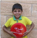 Boy with Frisbee in Fallujah