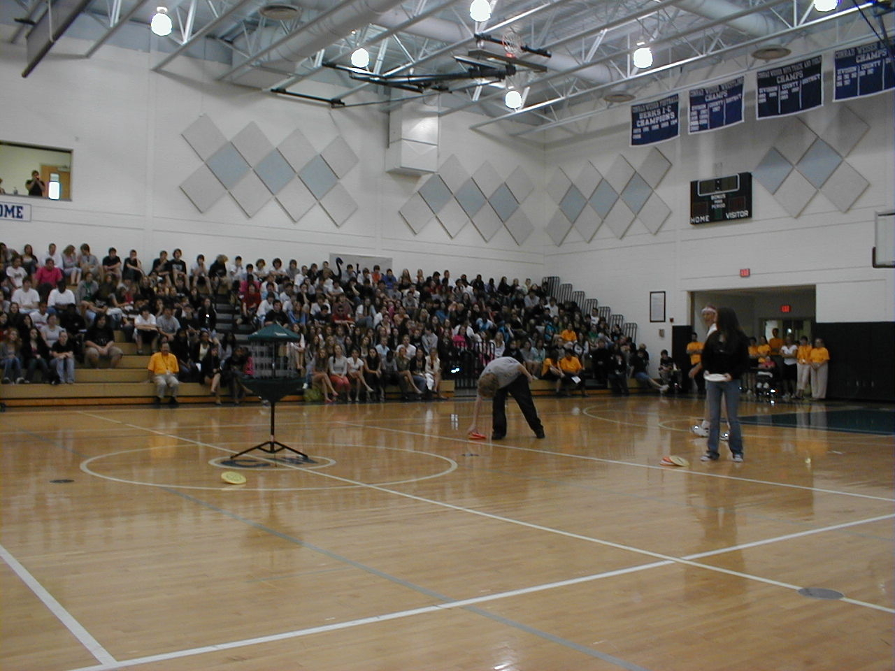 A larger school and gym,in the East coast.