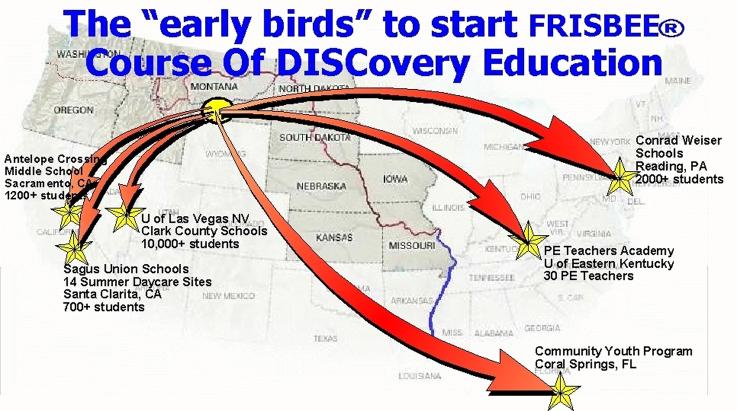 Places to use the total Course Of DISCovery Education Program